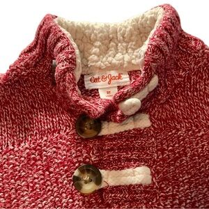 Cat & Jack Red Knit Kids Jacket